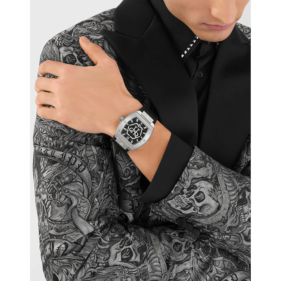 Часы Philipp Plein The Hexagon PWPUA0524 — силикон, мужские