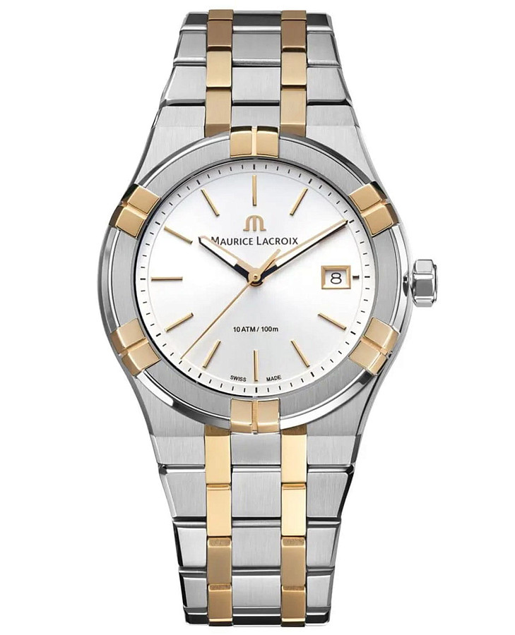 Часы Maurice Lacroix Aikon Quartz AI1108-PVP02-130-1 — женские, белый