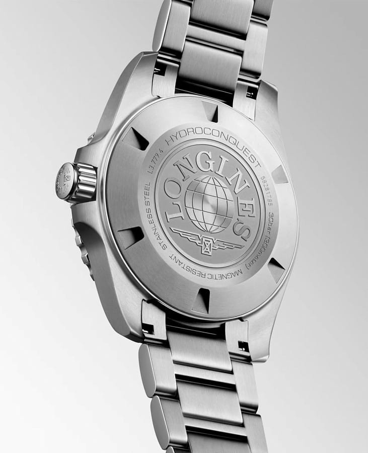 Часы Longines HydroConquest L3.779.4.96.6 — нержавеющая сталь, мужские
