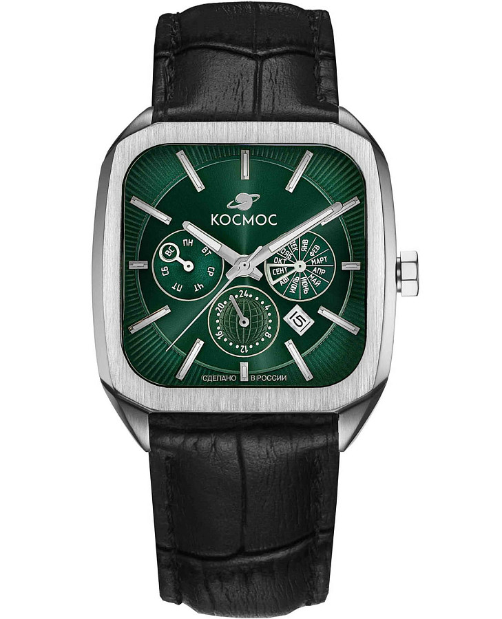 Часы Космос Марсоход II K 219.11.37 — мужские, зеленый
