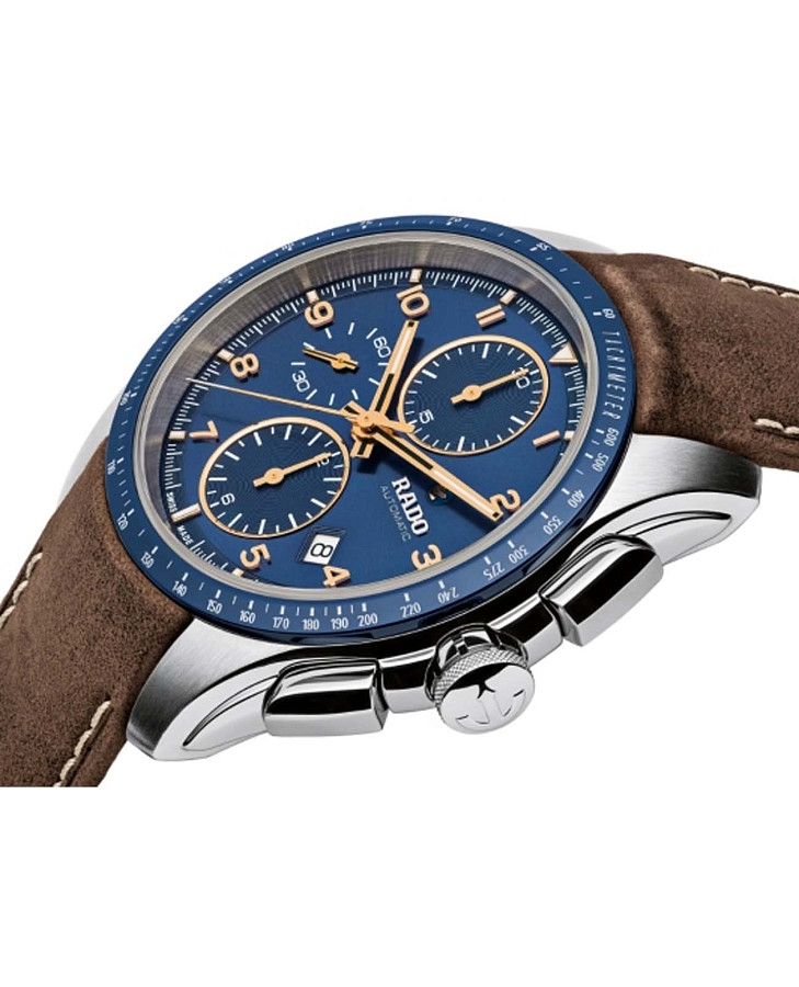 Часы Rado Hyperchrome Automatic Chronograph R32042205 — механические, металл титан сталь