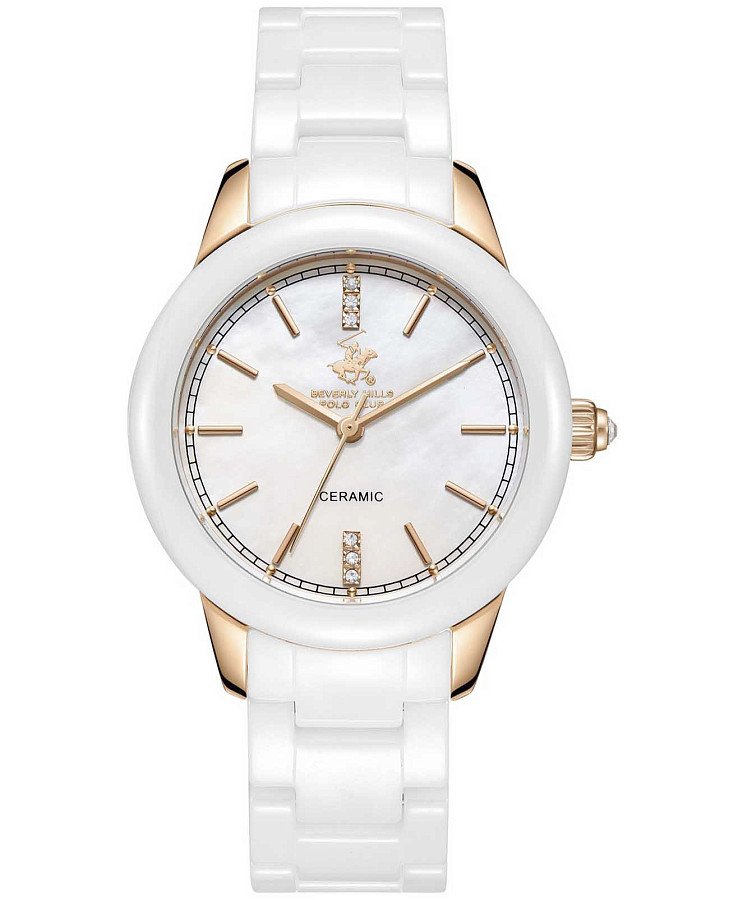 Часы Beverly Hills Polo Club BP3663X.420 — женские, перламутровый
