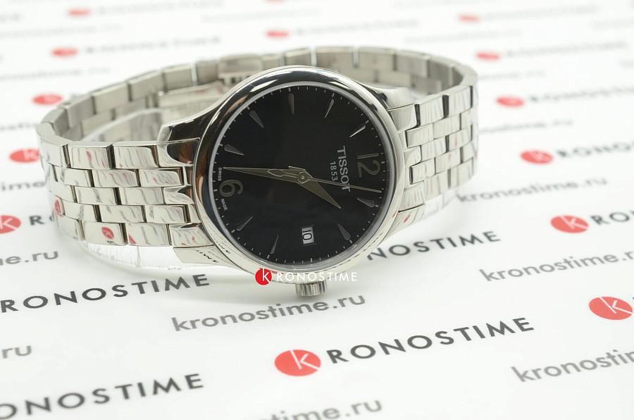 Часы Tissot Tradition Lady T063.210.11.057.00 — нержавеющая сталь, женские