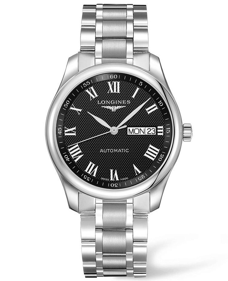 Часы Longines Master Collection L2.755.4.51.6 — мужские, черный