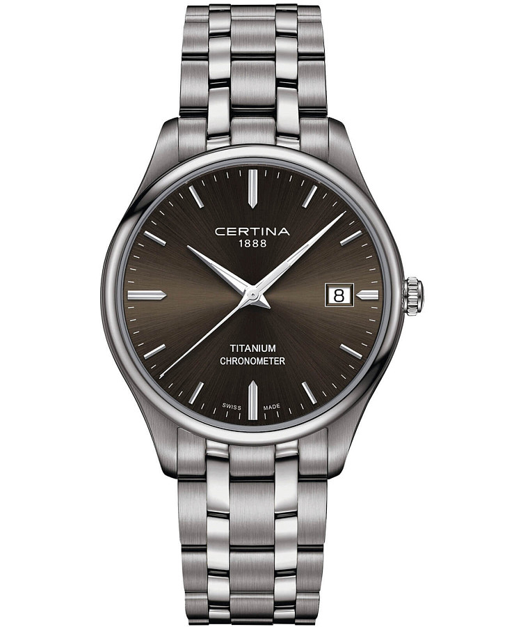 Часы Certina DS-8 Chronometer C033.451.44.081.00 — мужские, серый