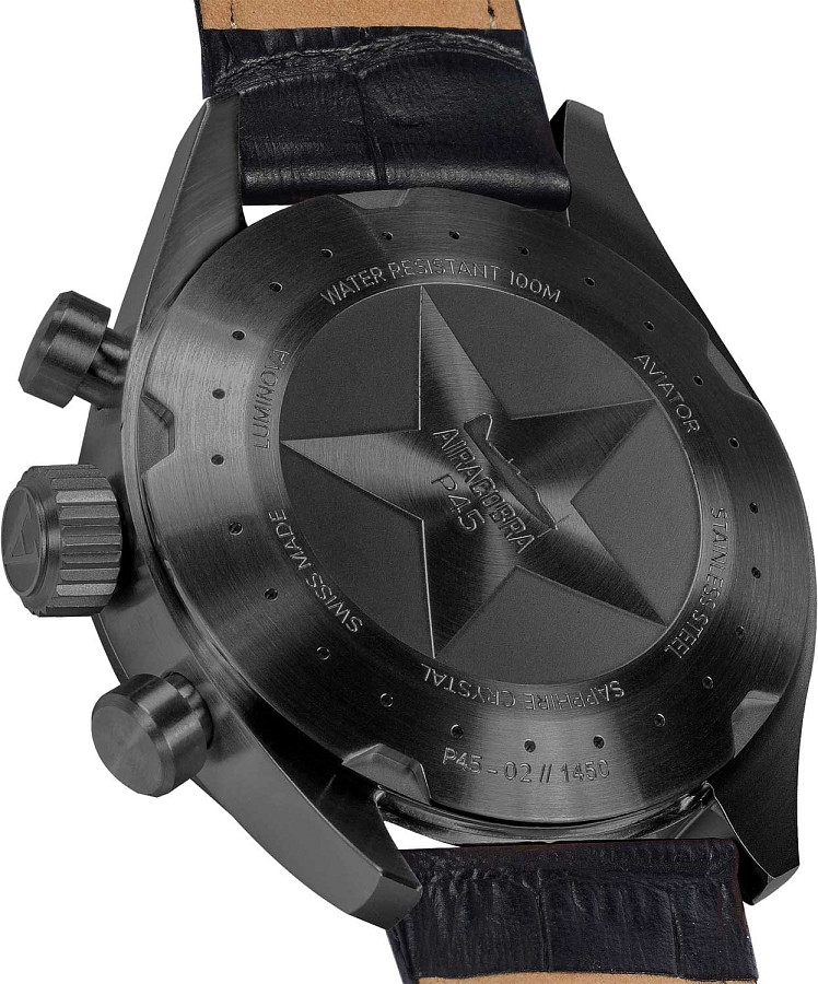 Часы Aviator Airacobra P45 Chrono V.2.25.5.169.4 — сталь металл, Швейцария