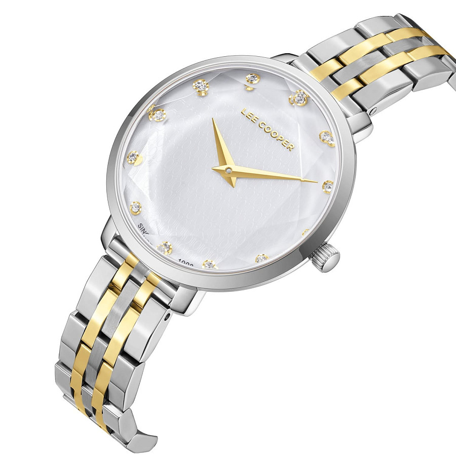 Часы Lee Cooper LC08077.220 — кварцевые, металл суперметалл