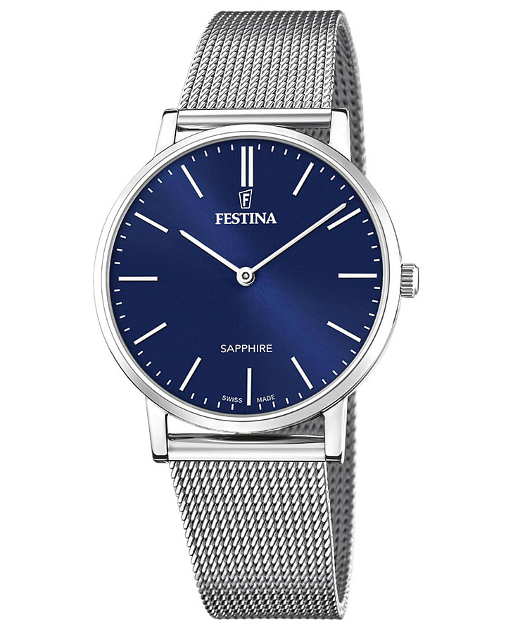 Часы Festina Classics F20014/2 — мужские, синий