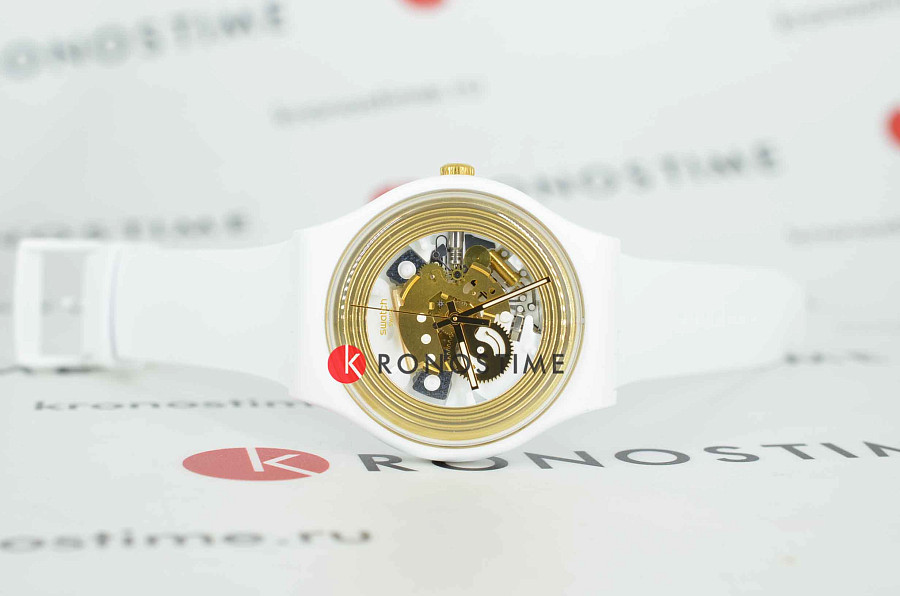 Часы Swatch New Gent Biosourced Lacquered SO29W107 — кварцевые, пластик