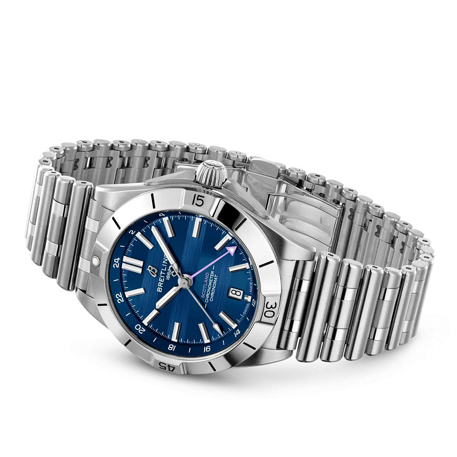 Часы Breitling Chronomat Automatic GMT 40 A323986B1C1A1 — металл сталь, Швейцария