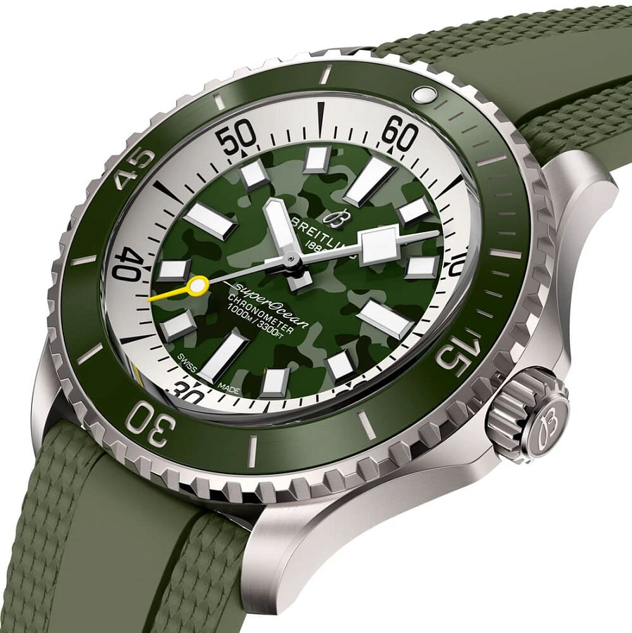 Часы Breitling Superocean Automatic 46 Super Diver E10379D31L1S1 — механические, титан