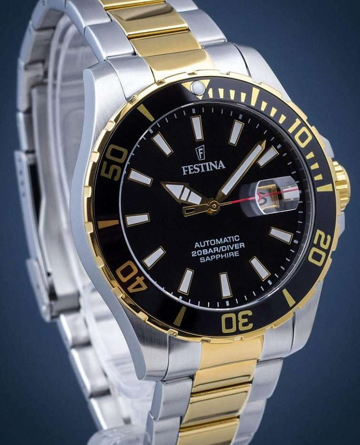 Часы Festina Automatic F20532/2 — сталь металл, Испания