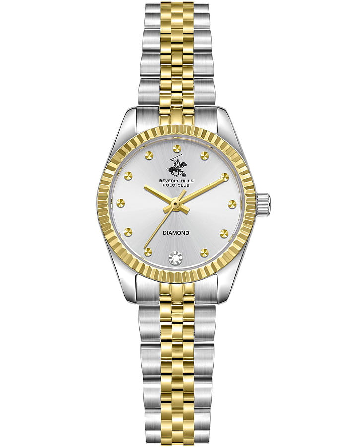 Часы Beverly Hills Polo Club Ladies Quartz BP3923C.230 — женские, серебристый