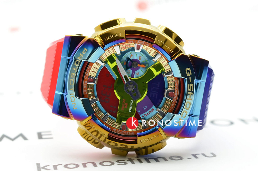 Часы Casio G-Shock GM-110RB-2A — полимер, мужские