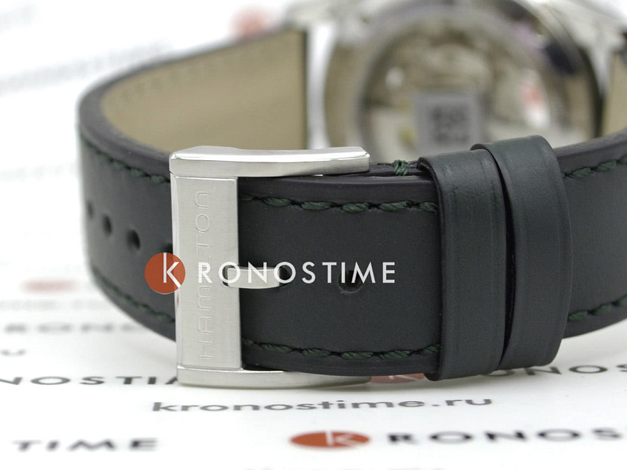 Часы Hamilton Jazzmaster Skeleton Auto H42535810 — кожаный, мужские