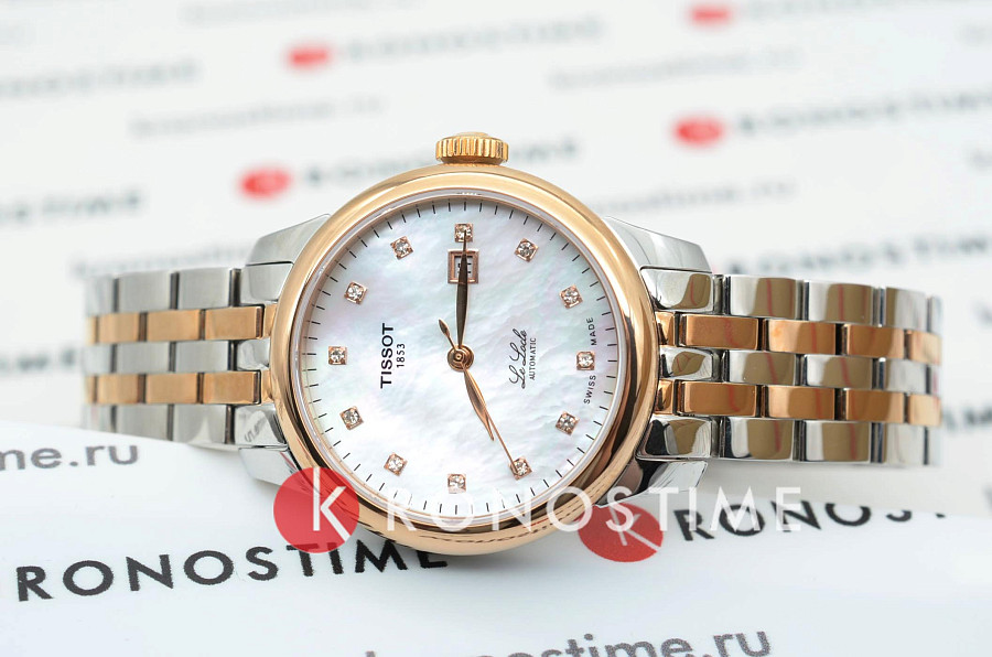 Часы Tissot Le Locle Automatic Lady T006.207.22.116.00 — женские, сталь c pvd покрытием
