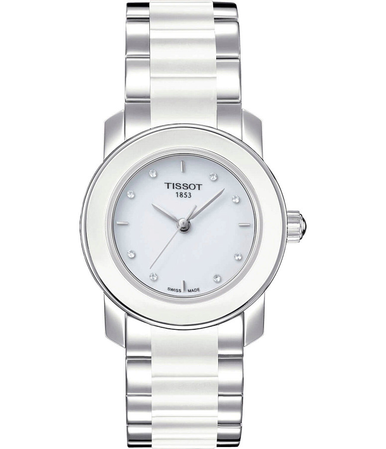 Часы Tissot Cera T064.210.22.016.00 — женские, белый
