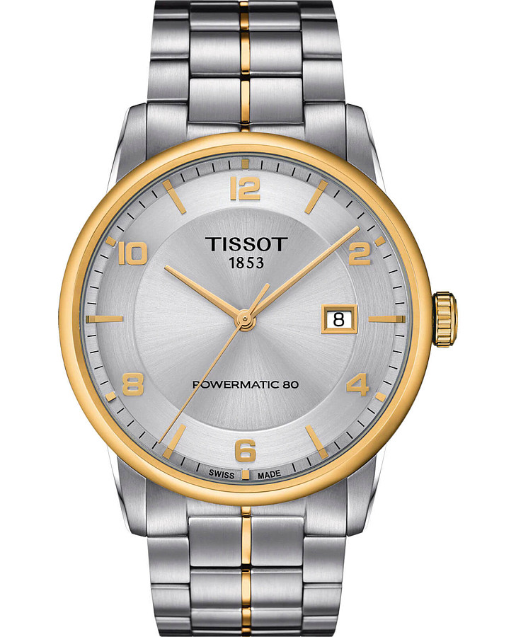 Часы Tissot Luxury Powermatic 80 T086.407.22.037.00 — мужские, серебристый