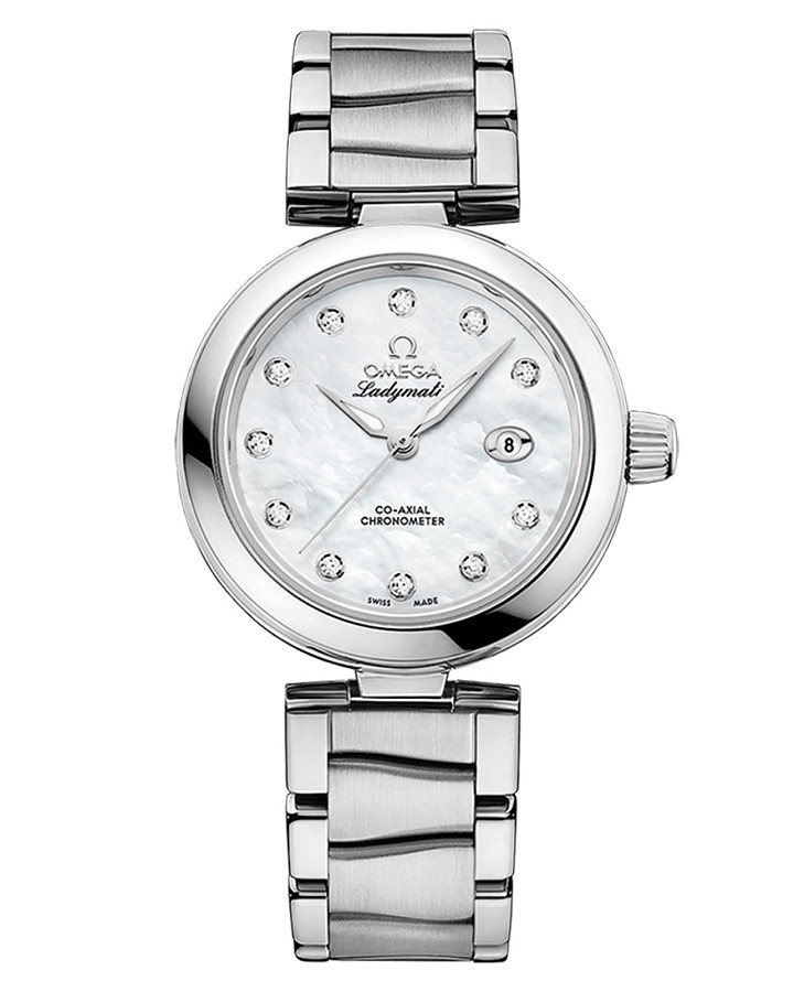 Часы Omega De Ville Ladymatic 425.30.34.20.55.002 — женские, белый