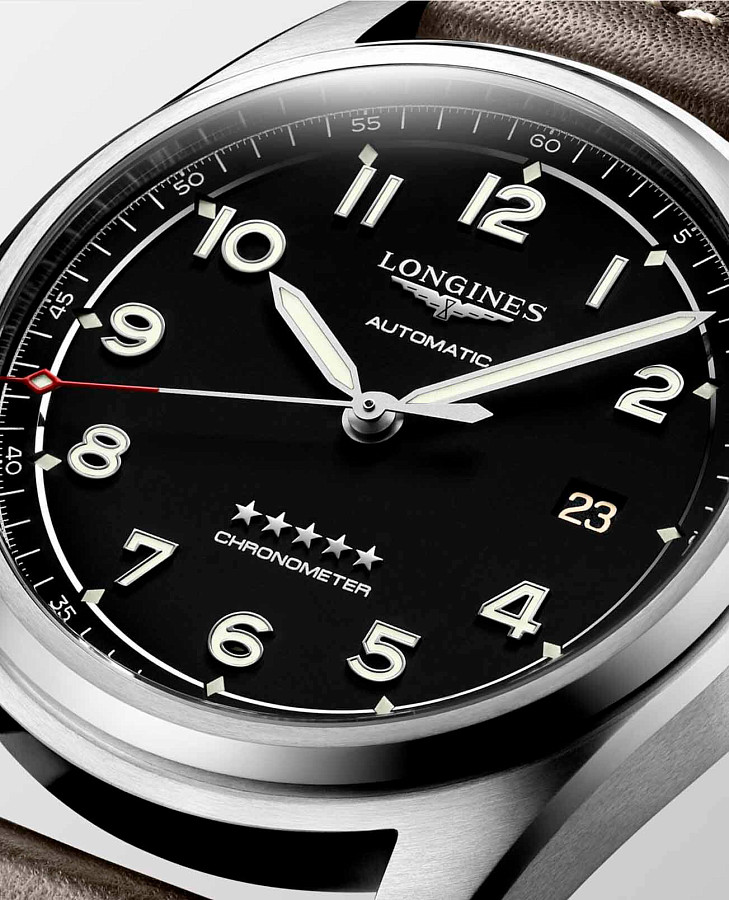Часы Longines Spirit L3.810.4.53.0 — Швейцария, механические