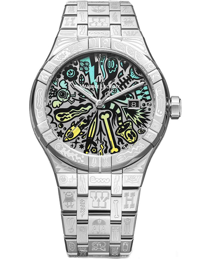 Часы Maurice Lacroix Aikon Automatic AI6008-SS009-090-1 — мужские, цветной