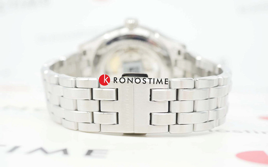 Часы Hamilton Jazzmaster Open Heart Auto H32675140 — синий, сталь металл