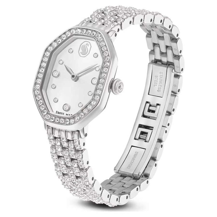 Часы Swarovski Dextera Octagon 5749451 — кварцевые, металл сталь