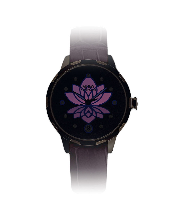 Часы Mido Rainflower Night M043.207.36.106.00 — кожаный, женские