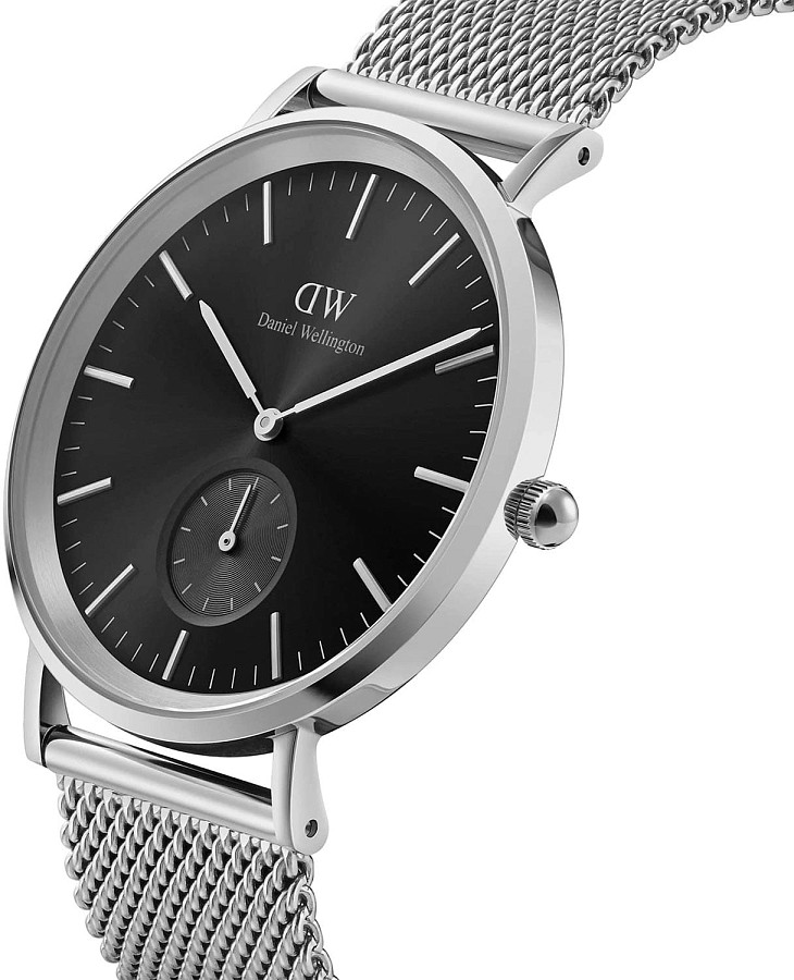 Часы Daniel Wellington Classic Multi-Eye Sterling Onyx DW00100711 — кварцевые, сталь металл