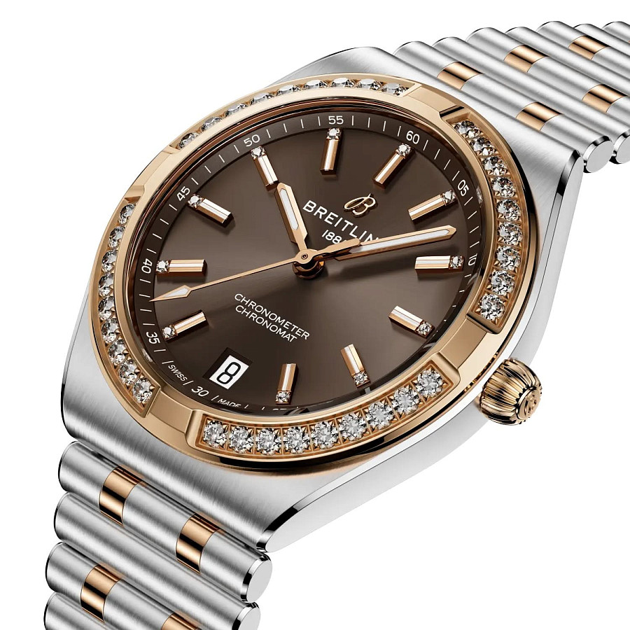 Часы Breitling Chronomat Automatic 36 mm U10320591Q1U1 — механические, сталь металл