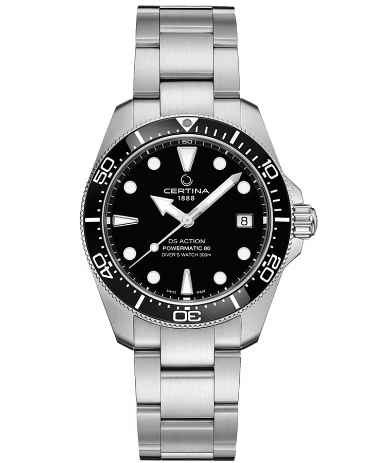 Часы Certina DS Action Diver C048.807.11.051.00 — мужские, черный