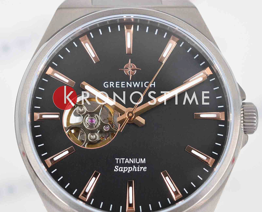 Часы Greenwich Titanium GW 084.10.34 — Англия, механические