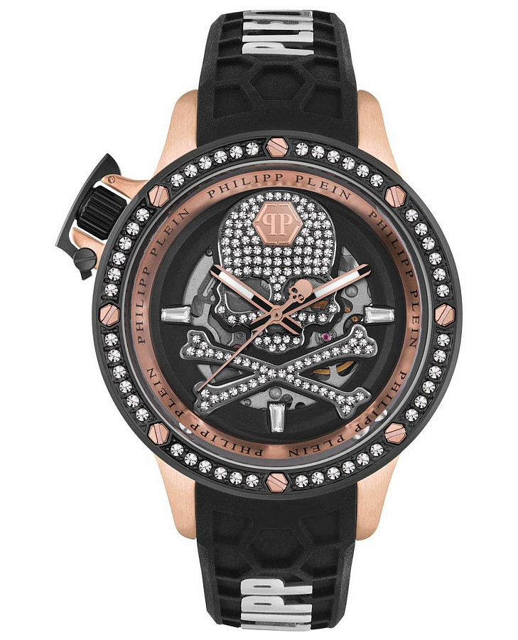Часы Philipp Plein Plein Rich PWUAA0223 — мужские, серый