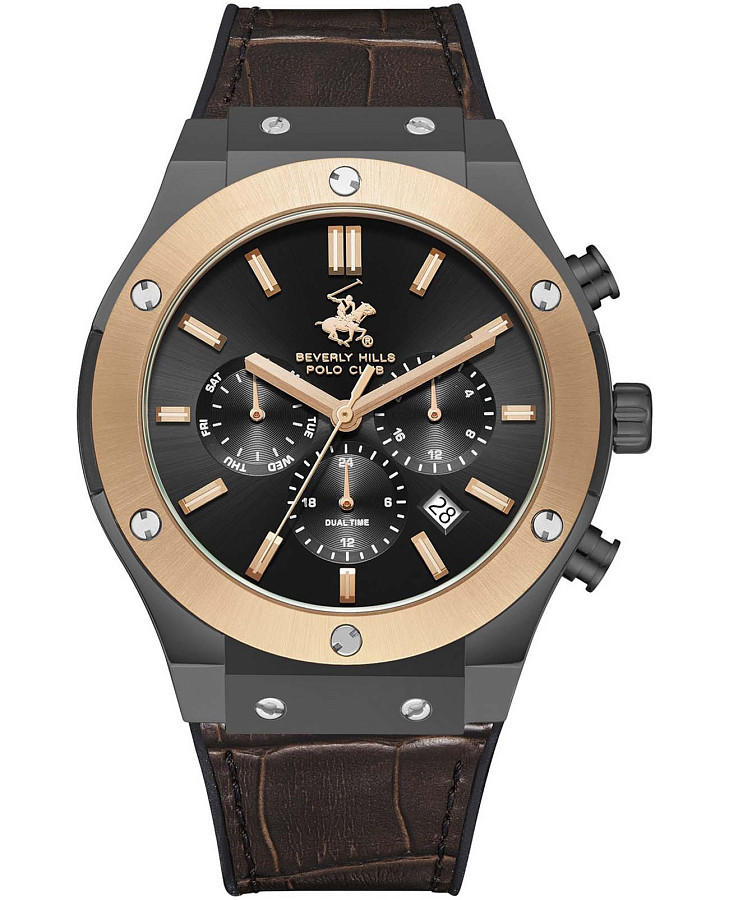 Часы Beverly Hills Polo Club BP3690X.062 — мужские, черный