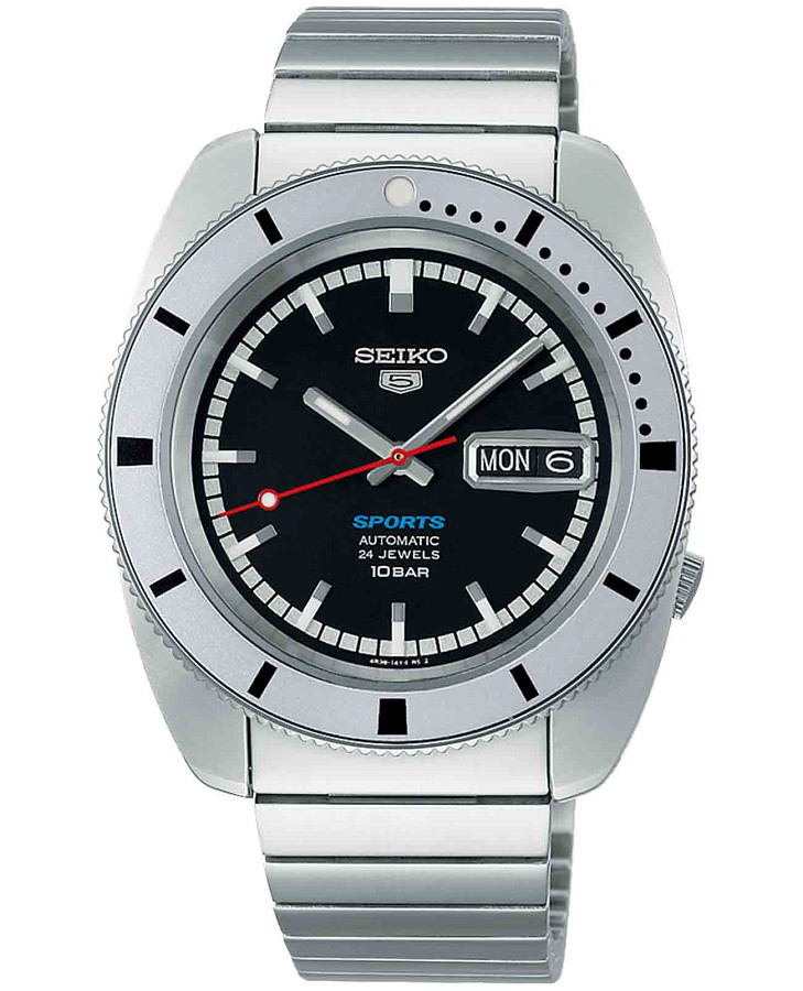 Часы Seiko 5 Sports SRPL05K1 — мужские, черный