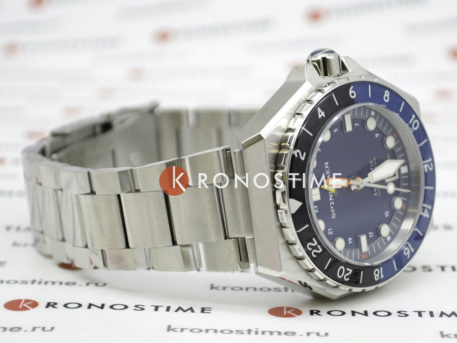 Часы Spinnaker Dumas GMT SP-5119-22 — мужские, нержавеющая сталь