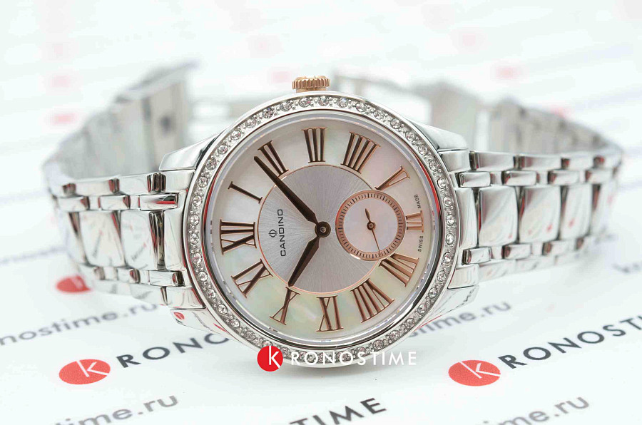 Часы Candino Elegance C4595/1 — кварцевые, металл сталь