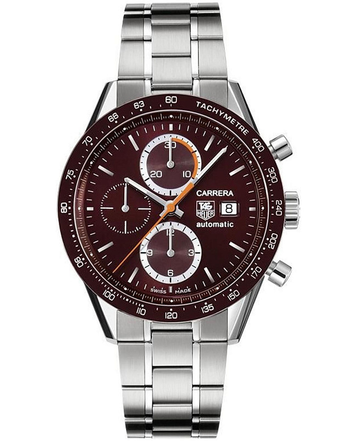 Часы TAG Heuer Carrera CV2013.BA0794 — мужские, коричневый