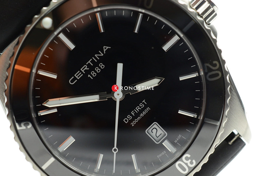 Часы Certina DS First C014.410.17.051.00 — керамика металл сталь, Швейцария
