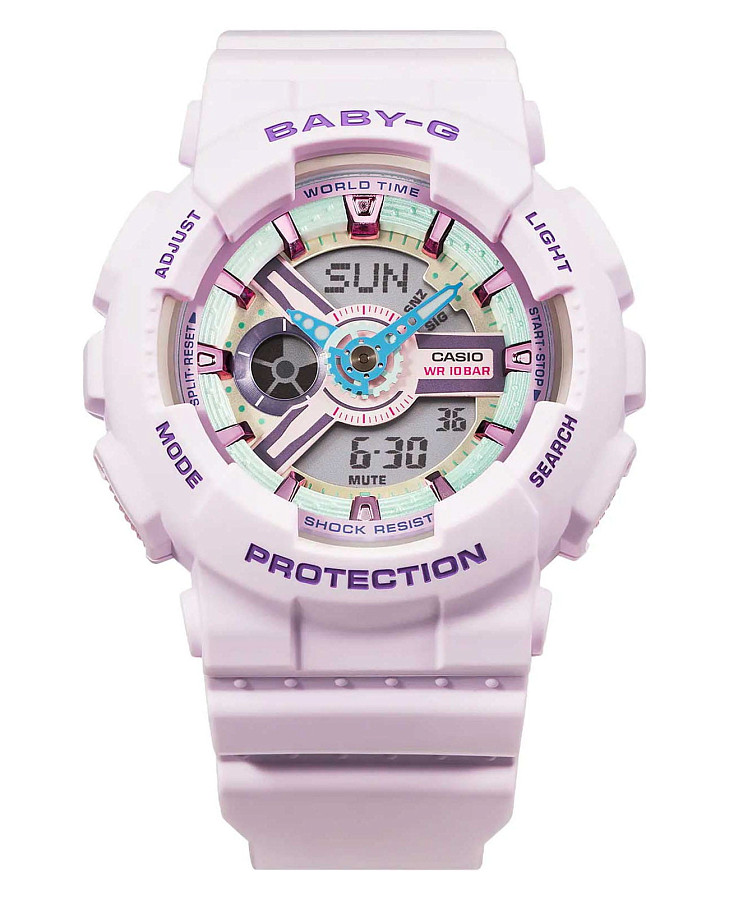 Часы Casio Baby-G BA-110XPM-6ADR — женские, пластик