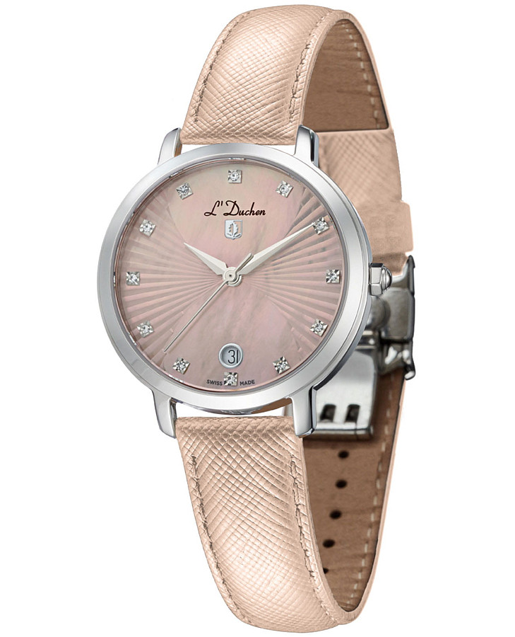 Часы L'Duchen Eternity D 801.14.34 — кварцевые, металл сталь