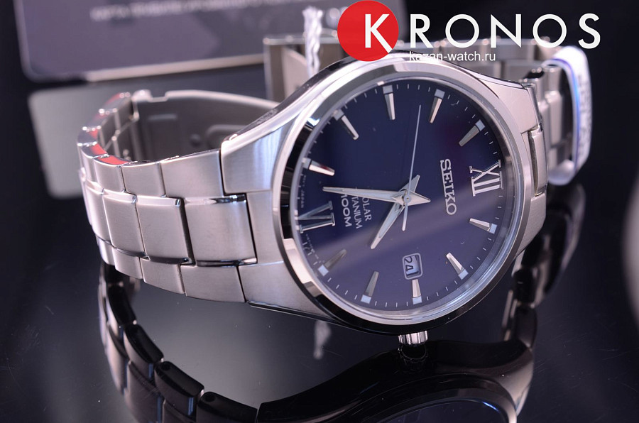 Часы Seiko Conceptual Series Dress SNE407P1 — автокварц (кинетик), титан металл