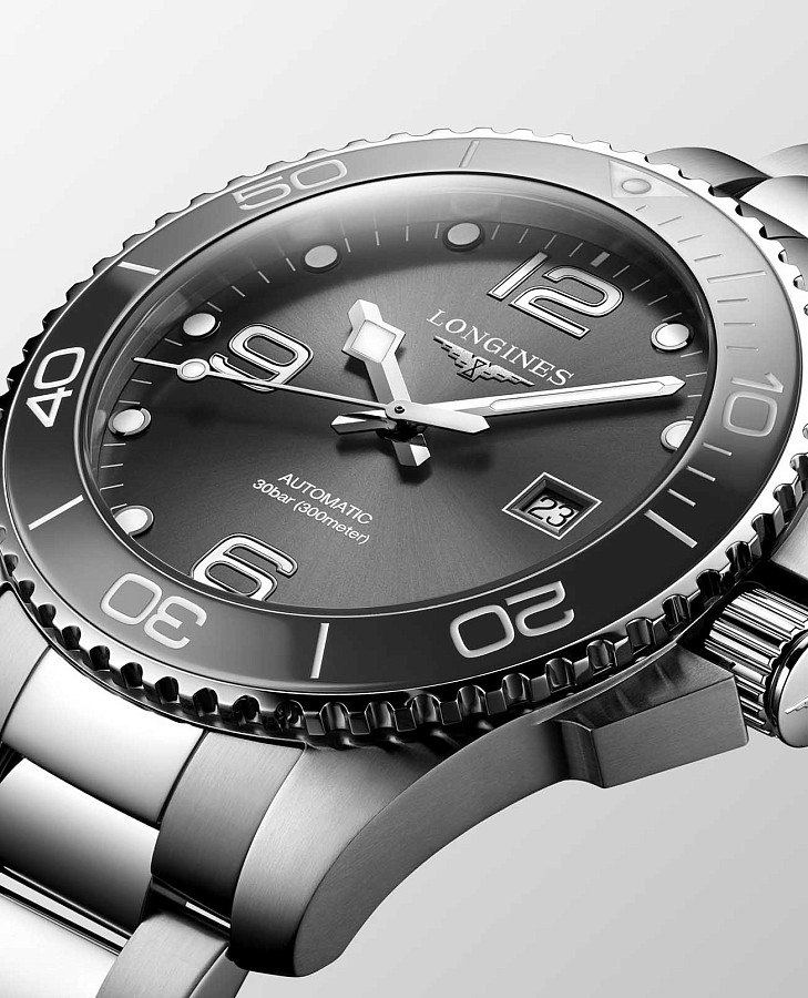 Часы Longines HydroConquest L3.782.4.76.6 — мужские, серебристый