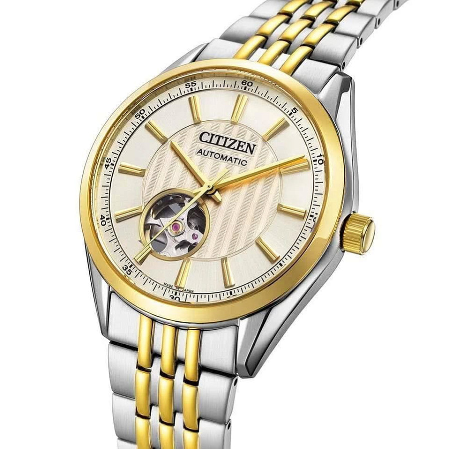 Часы Citizen Collection NH9114-99P — бежевый, металл сталь