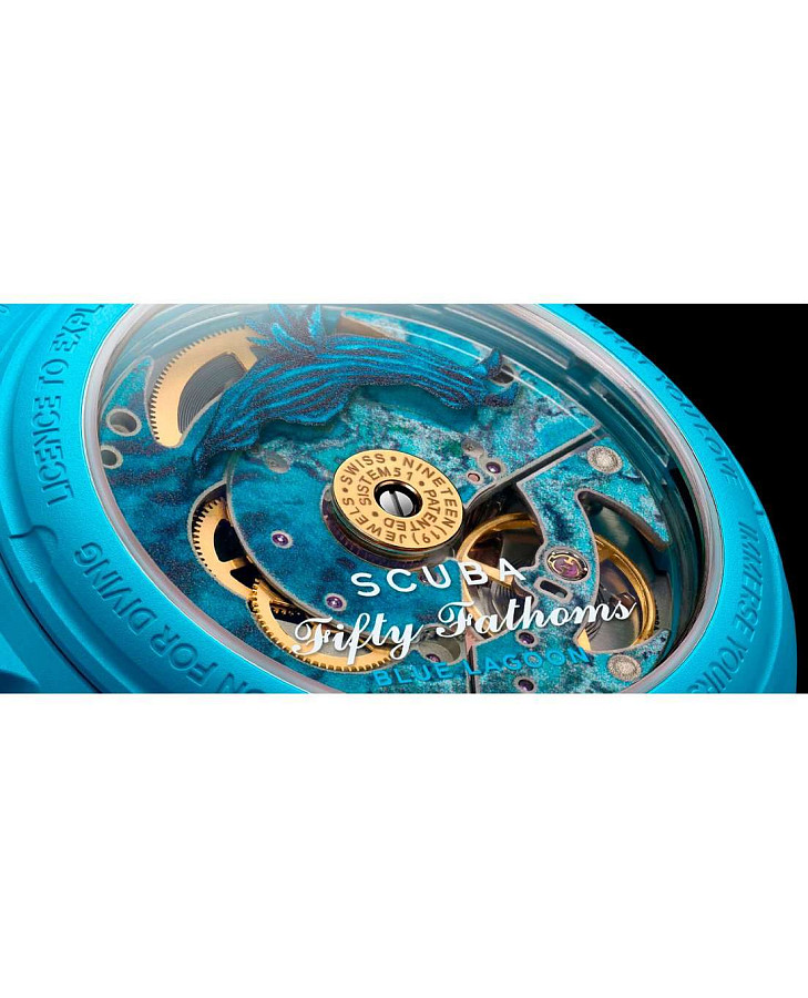 Часы Swatch x Blancpain Blue Lagoon SO35L400 — Швейцария, механические