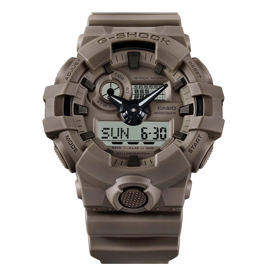 Часы Casio G-Shock GA-700NC-5A — пластик, мужские