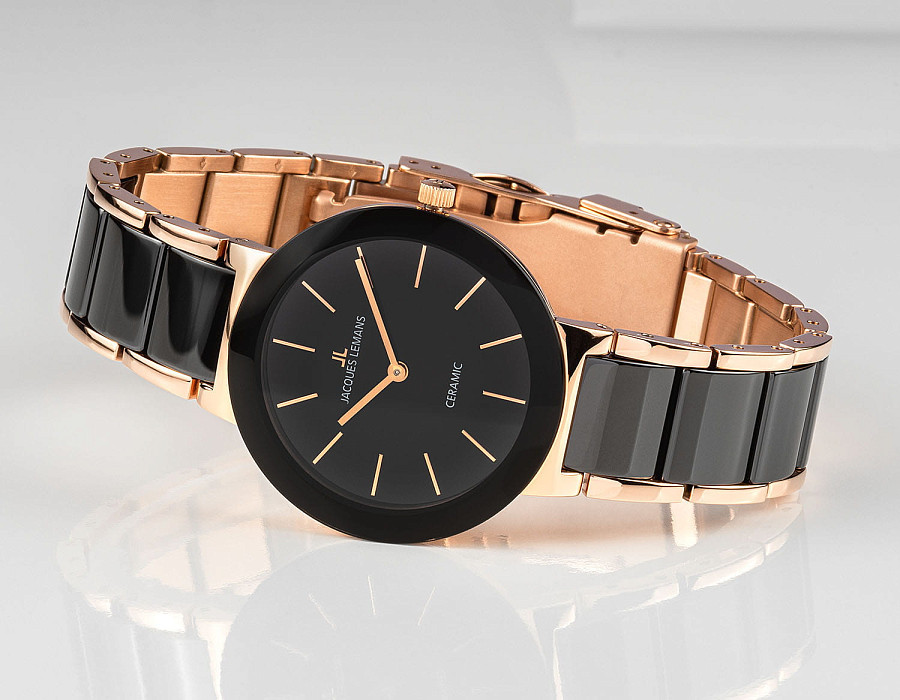 Часы Jacques Lemans High Tech Ceramic 42-8C — сталь металл, Австрия
