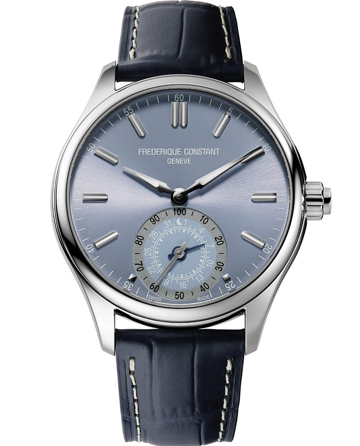 Часы Frederique Constant Smartwatch Gents Сlassics FC-285LNS5B6 — мужские, голубой