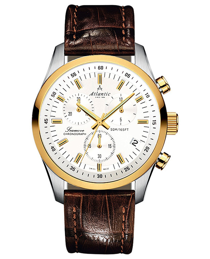 Часы Atlantic Seamove 65451.43.21 — мужские, белый