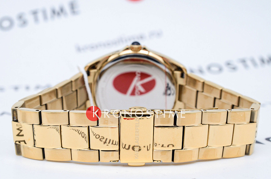 Часы Karl Lagerfeld Round Essentials R0553101506 — нержавеющая сталь с ip-покрытием, женские